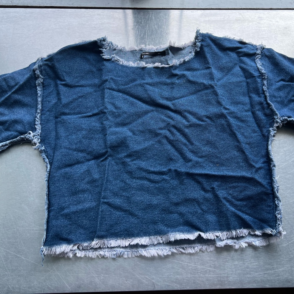 Vintage-inspired denim shirt